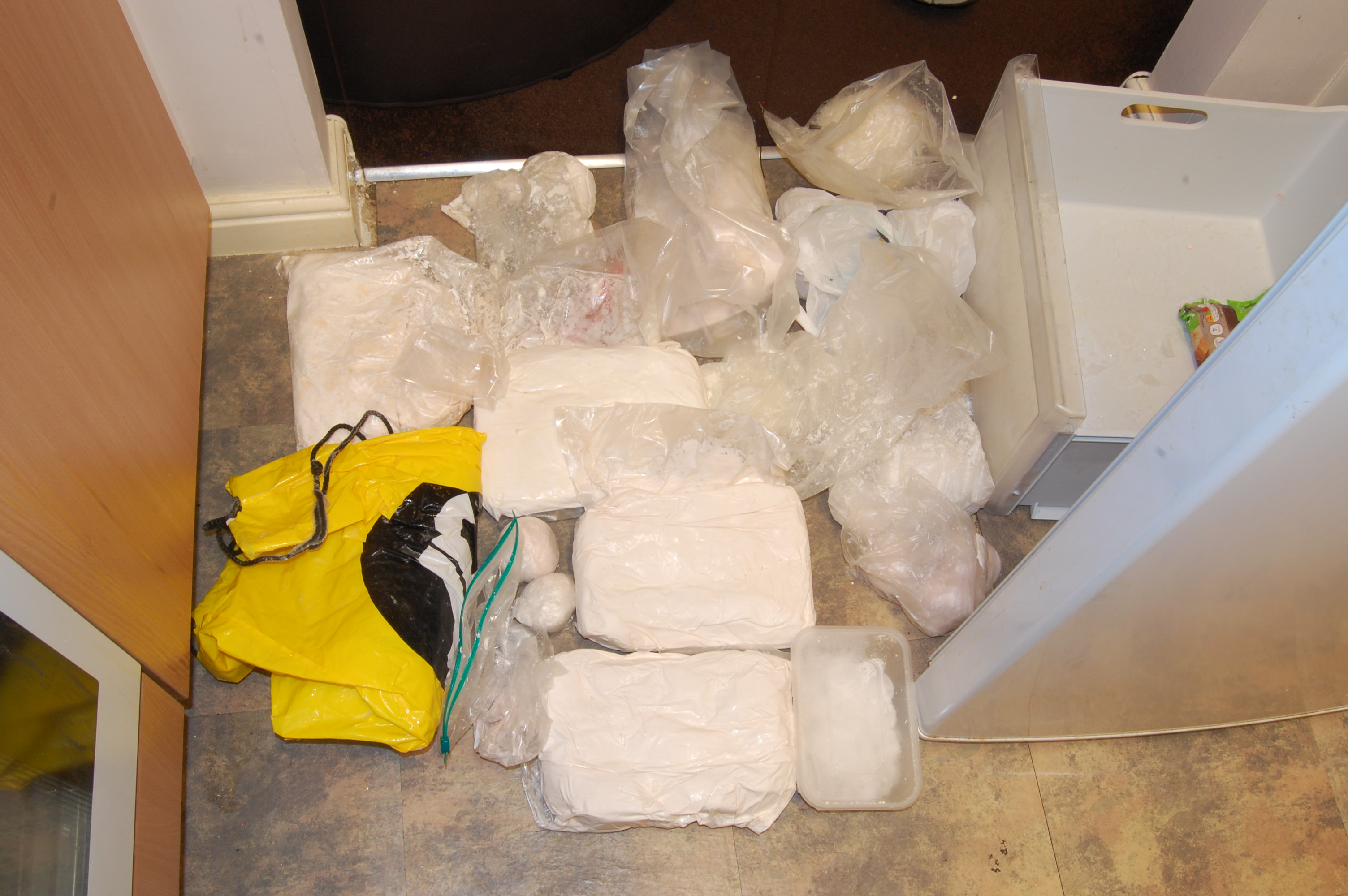 Amphetamine from freezer Credit National Crime Agency