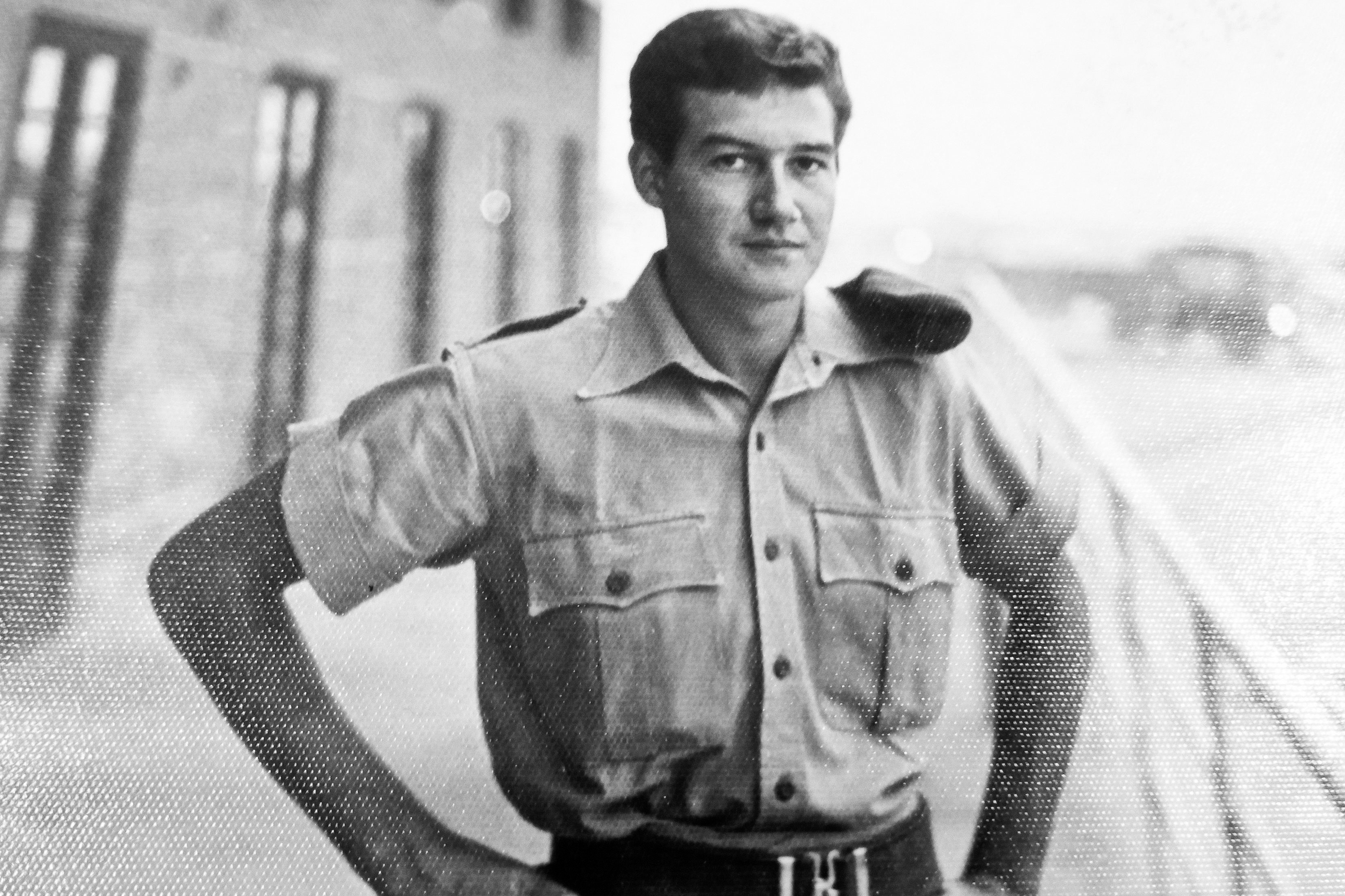 An image of Corporal Sean Walsh, in his service days, who launched the historic lawsuit over his dishonourable discharge from the Royal Air Force in 1975 (Picture: Solent News).