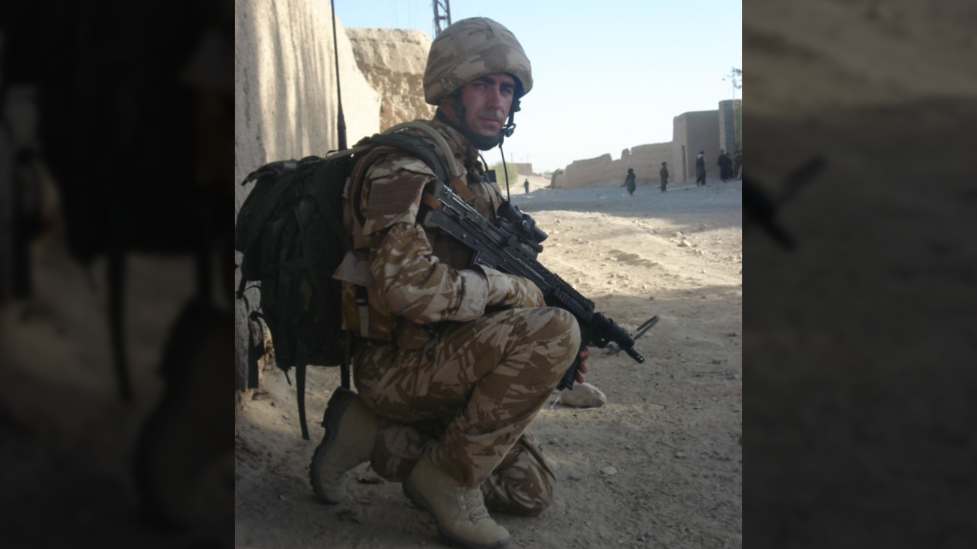 Andy Reid in operation before he stepped on a mine 250219 CREDIT Andy Reid