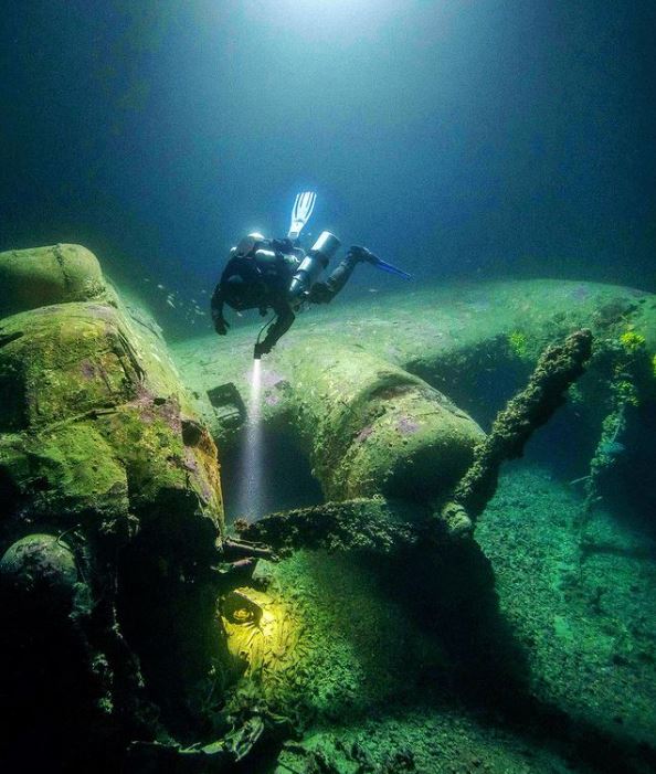 Andy Torbet free diving Croatia British Army veteran stuntman adventurer outdoorsman skydiver cave diver CREDIT Rich Stevenson