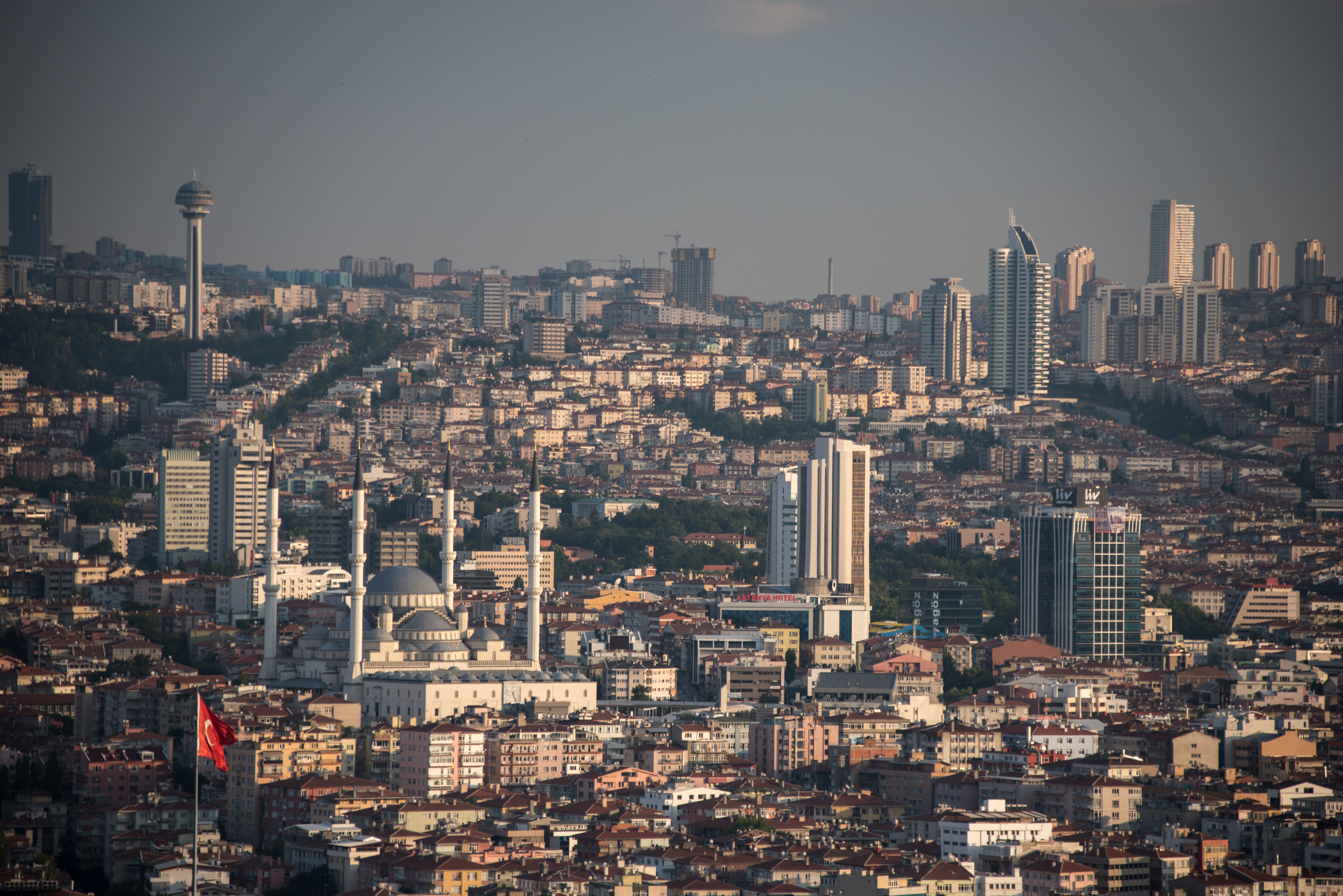 Cover image: Library image of Ankara skyline (Picture: PA).