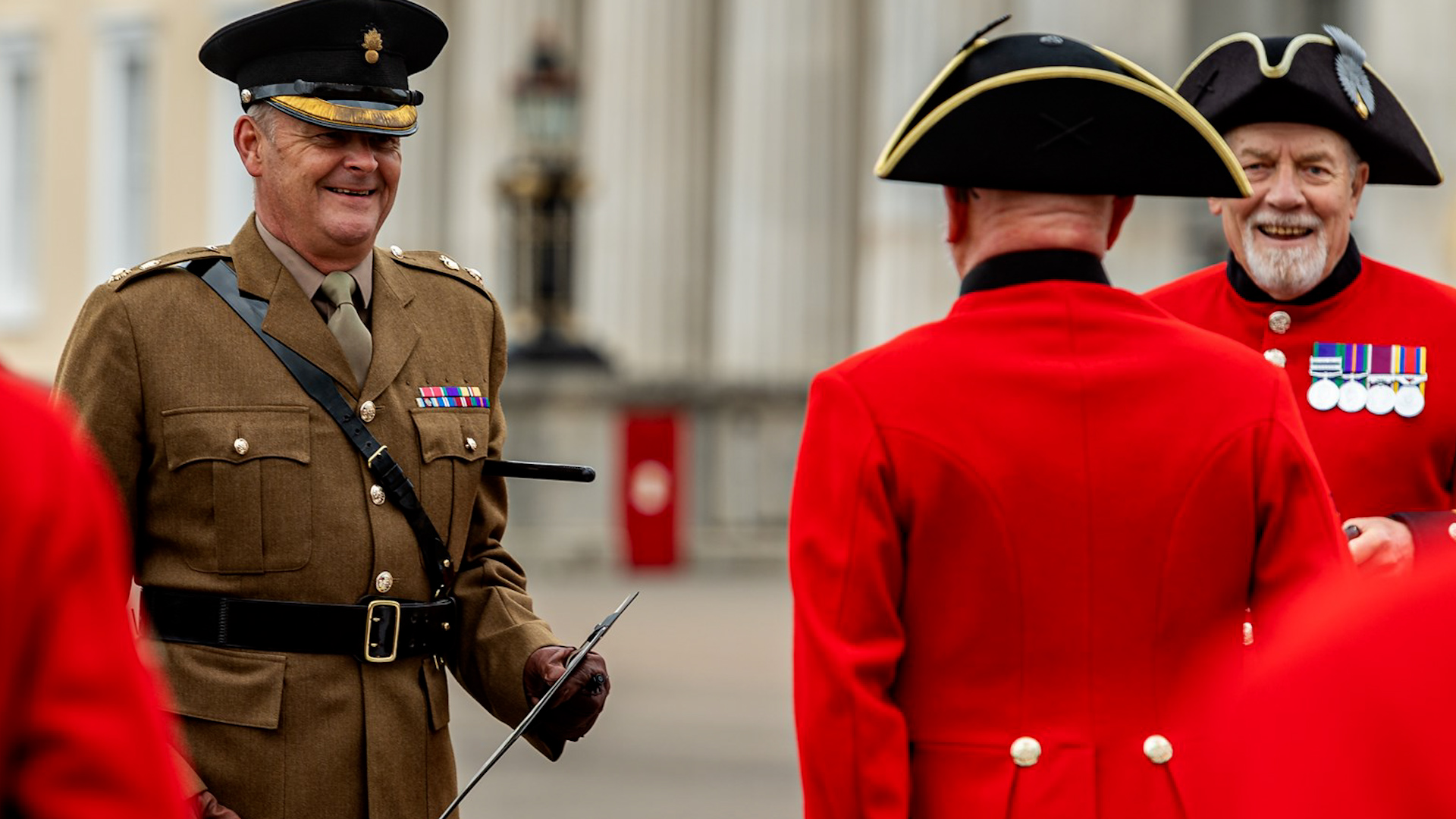 Annual Pace Sticking Competition 3 Sandhurst Chelsea Pensioners 