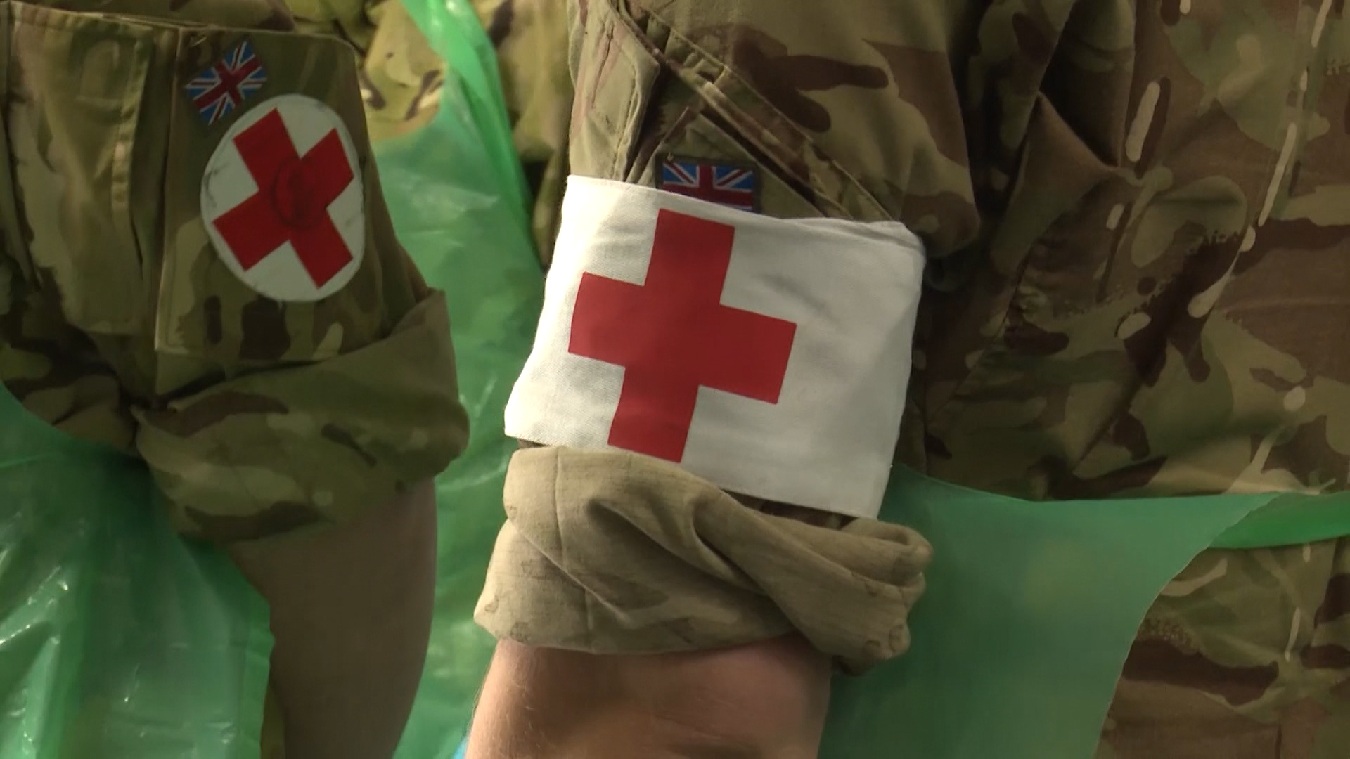 Anonymous Army medic uniform sleeves 021019 CREDIT BFBS