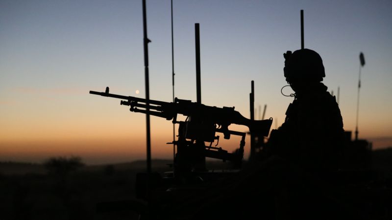 Anonymous British Armed Forces personnel In Africa