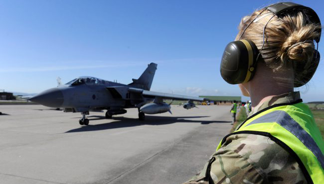 Anonymous female servicewoman