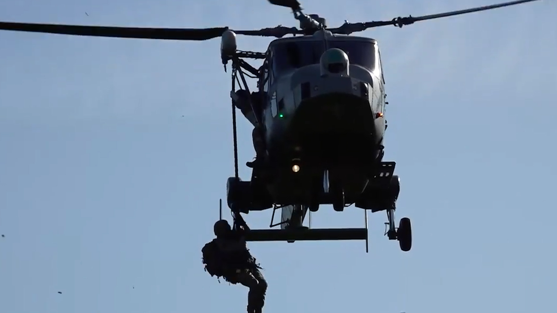 Anonymous Royal Marine from 42 Commando on exercise in the UK.