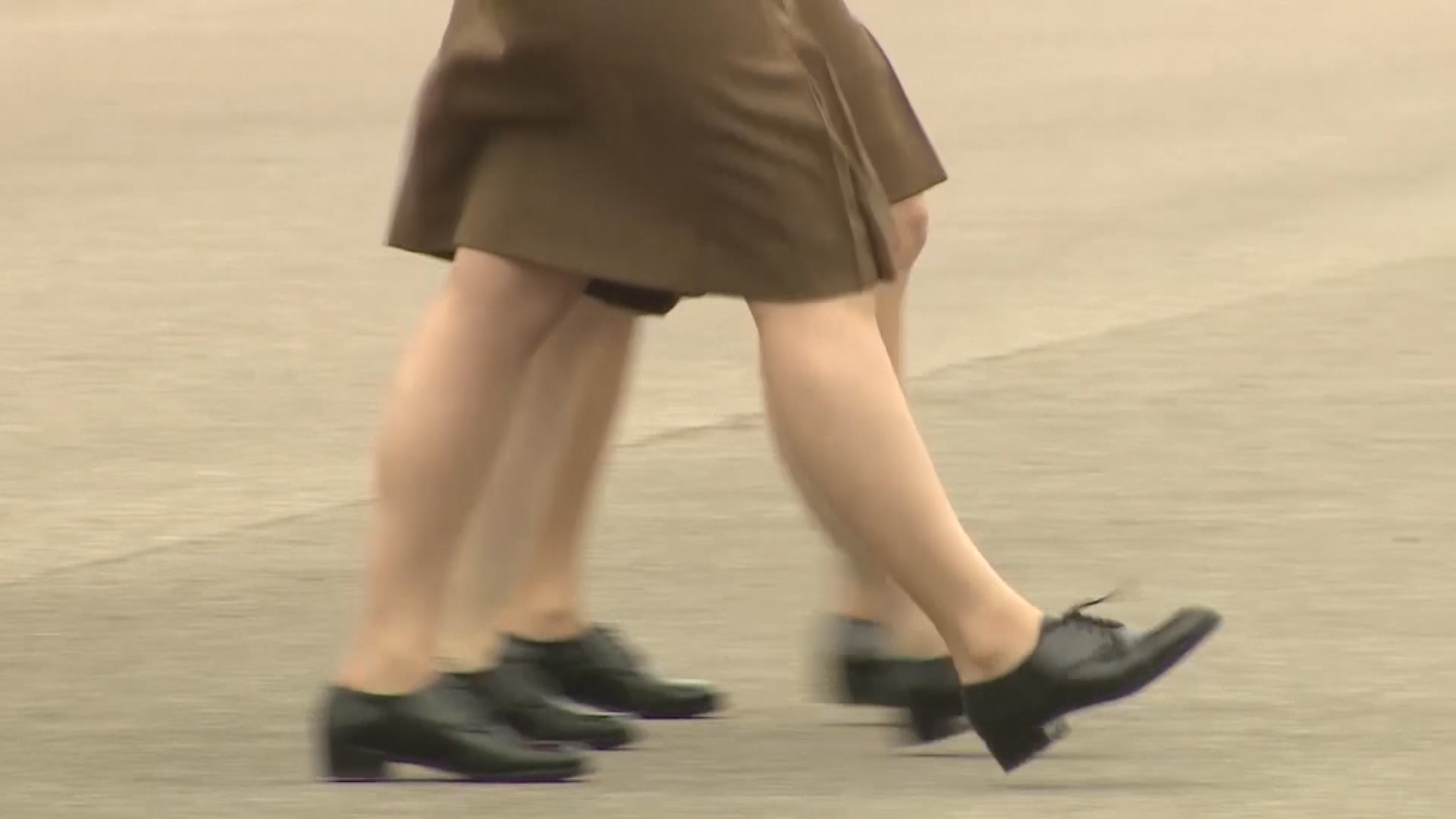 Anonymous female military personnel.