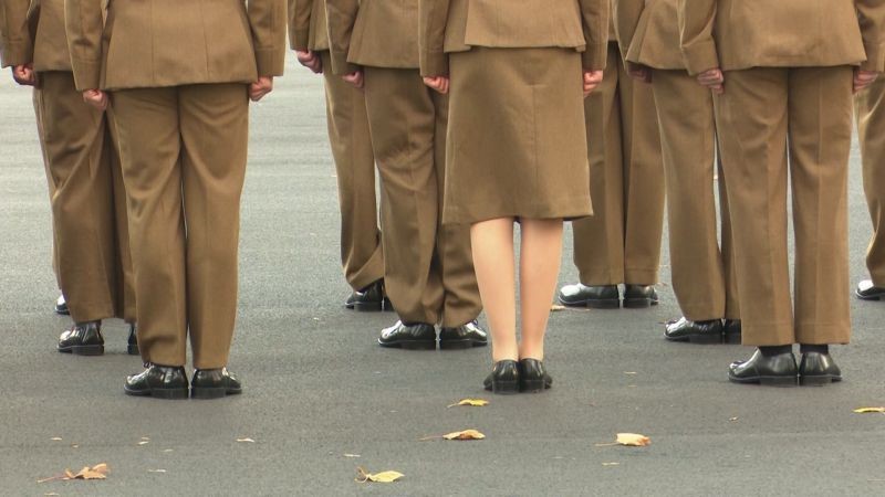 Personnel on parade