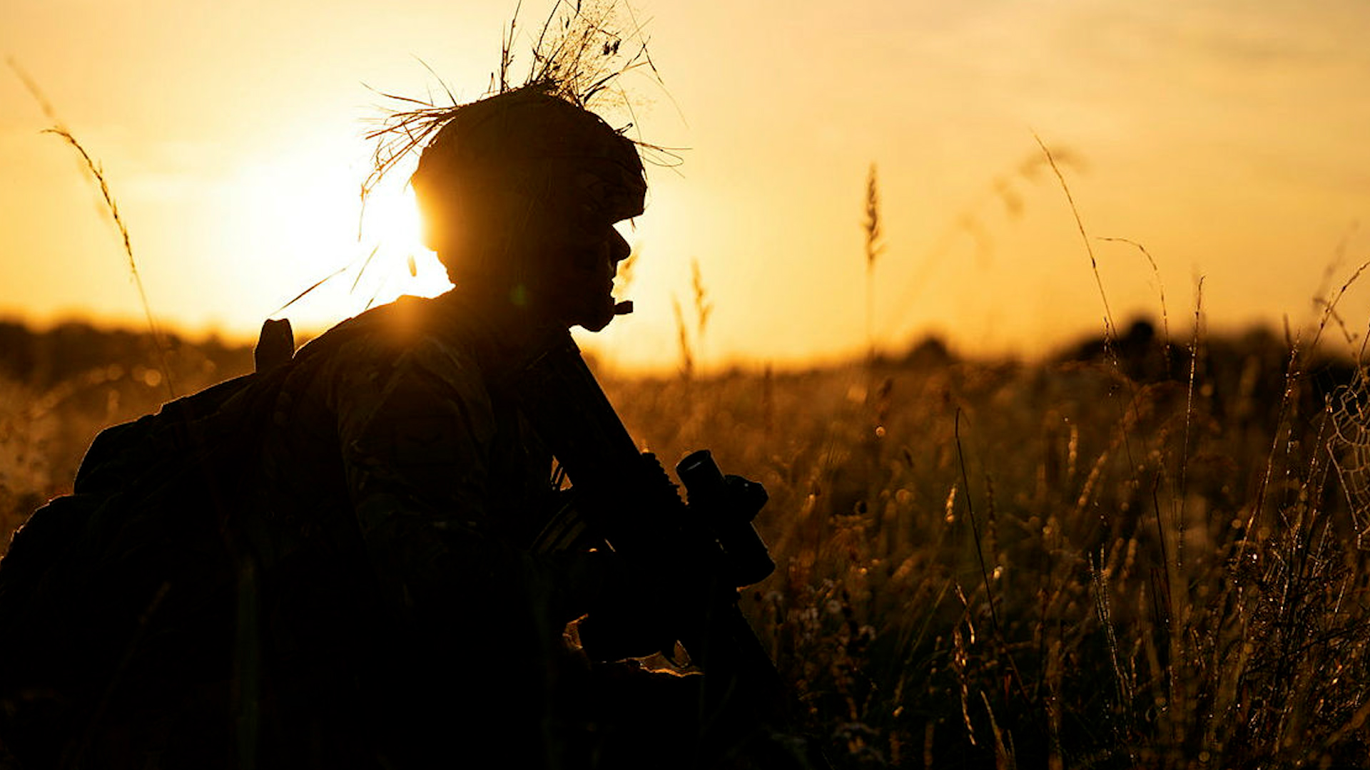 Anonymous soldier from C Squadron Light Dragoons taking part in Exercise Legion Attack in Poland (Picture: MOD).