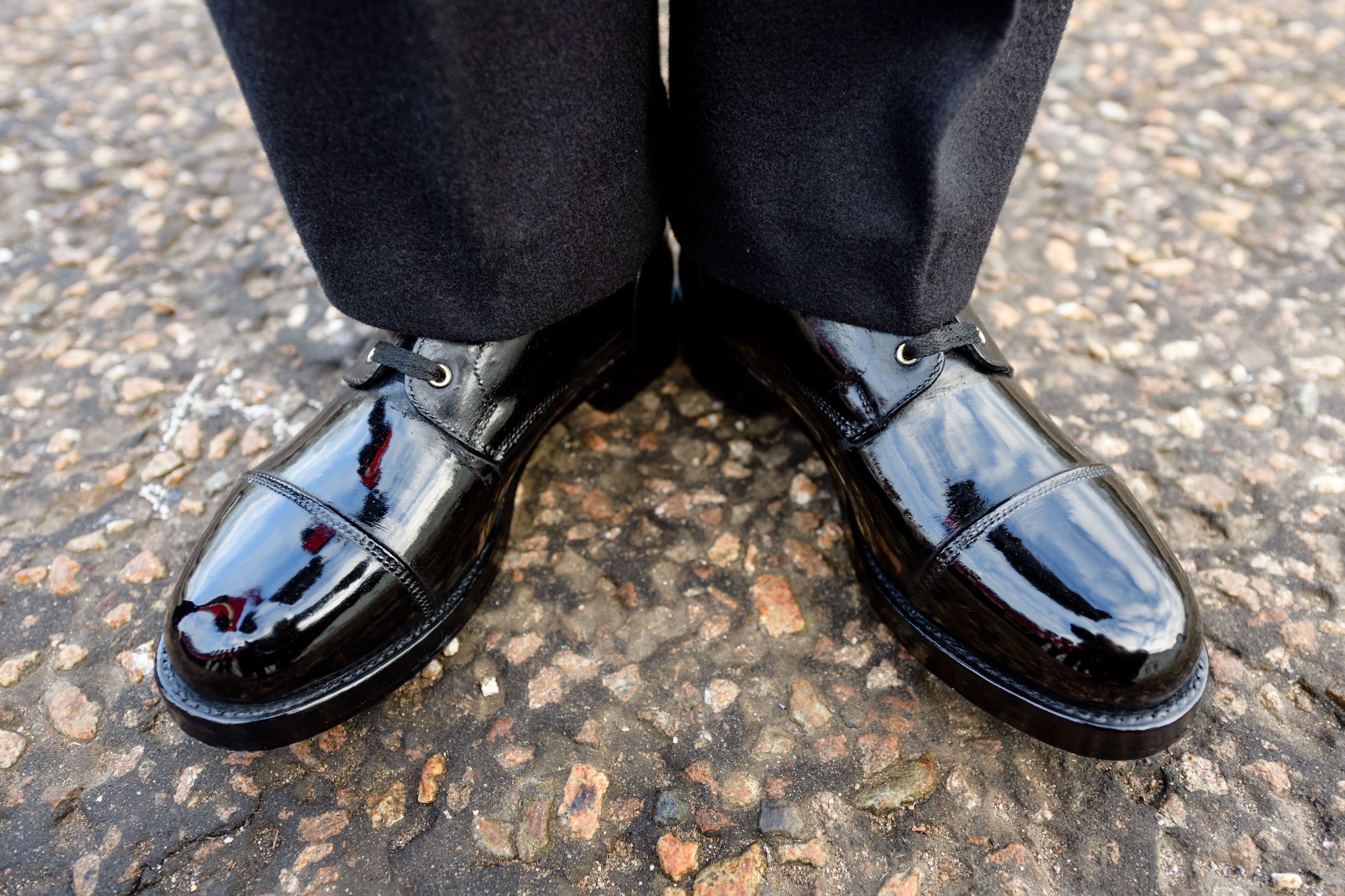 Anoynmous Grenadier Guard boots