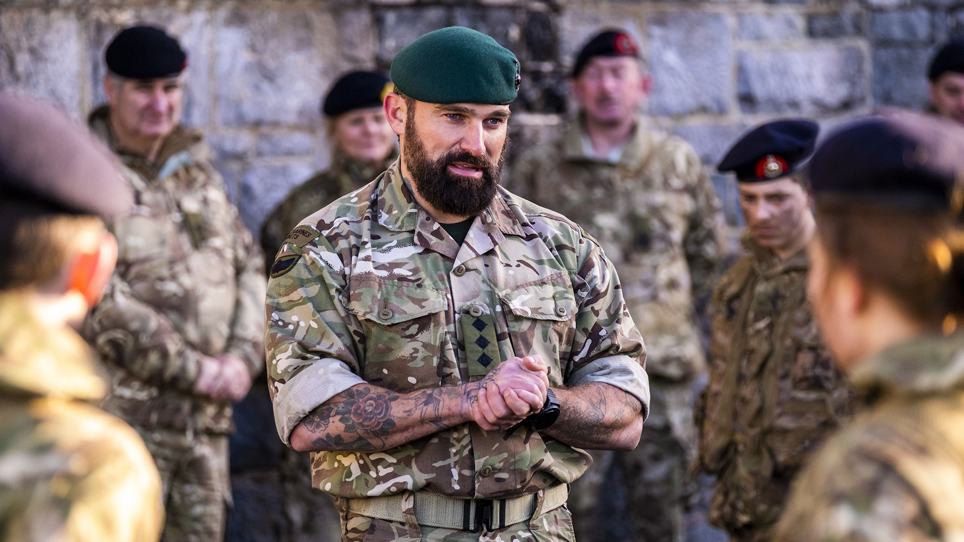 Ant Middleton surprises Royal Navy cadets 150120 CREDIT Royal Navy.jpg