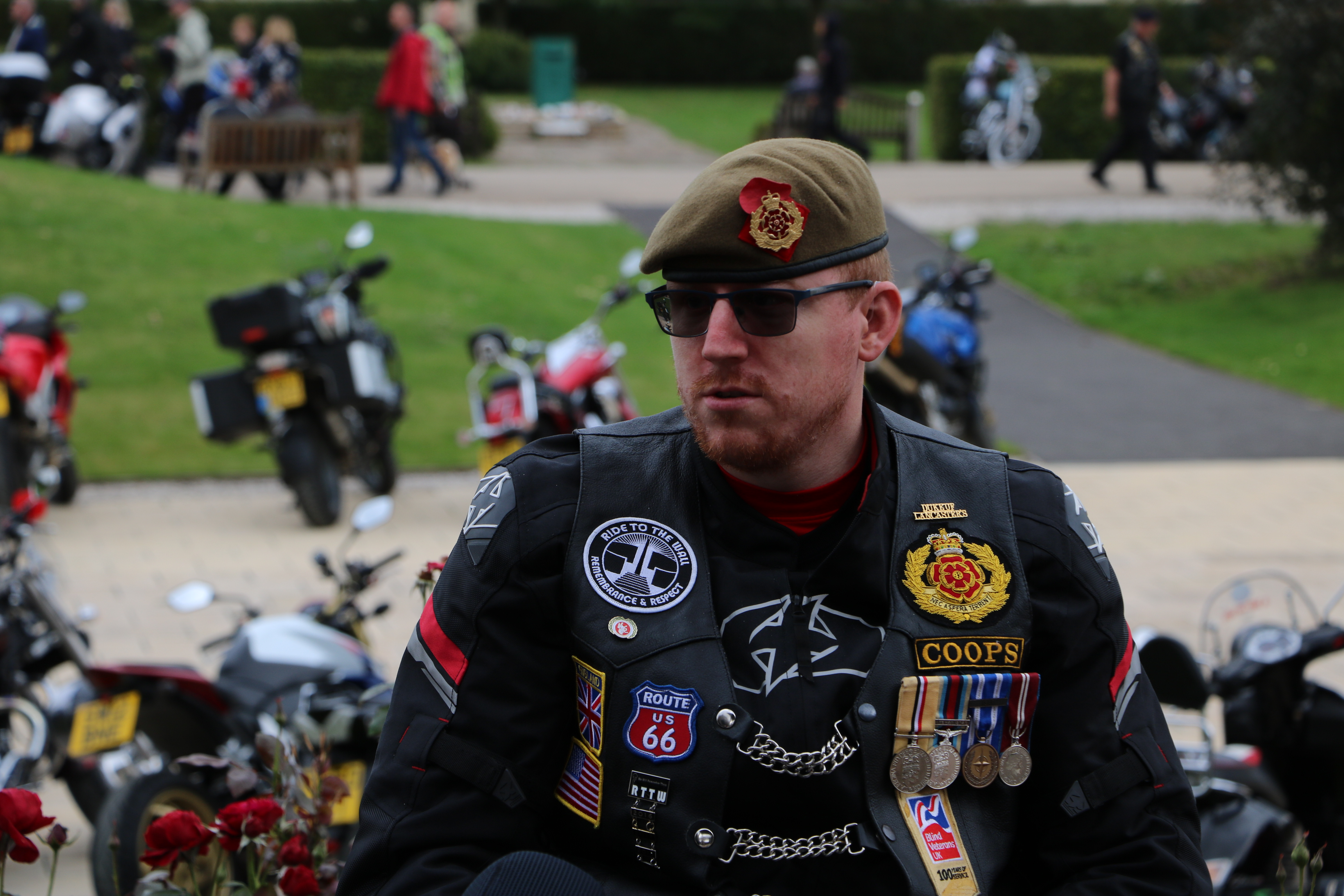 Anthony Cooper during Ride to the Wall