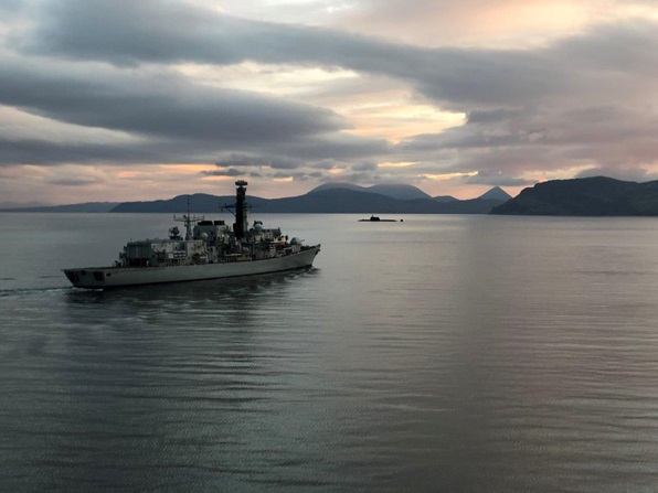 Anti Submarine Warfare on a Scottish Loch 301118 CREDIT Royal Navy
