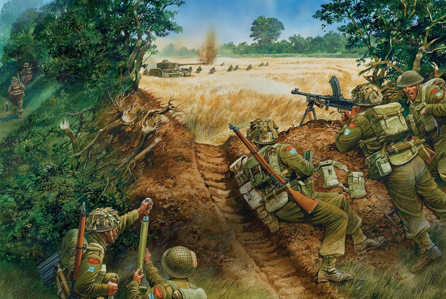 Anti-tank tactics from the Bren Gun book from Osprey