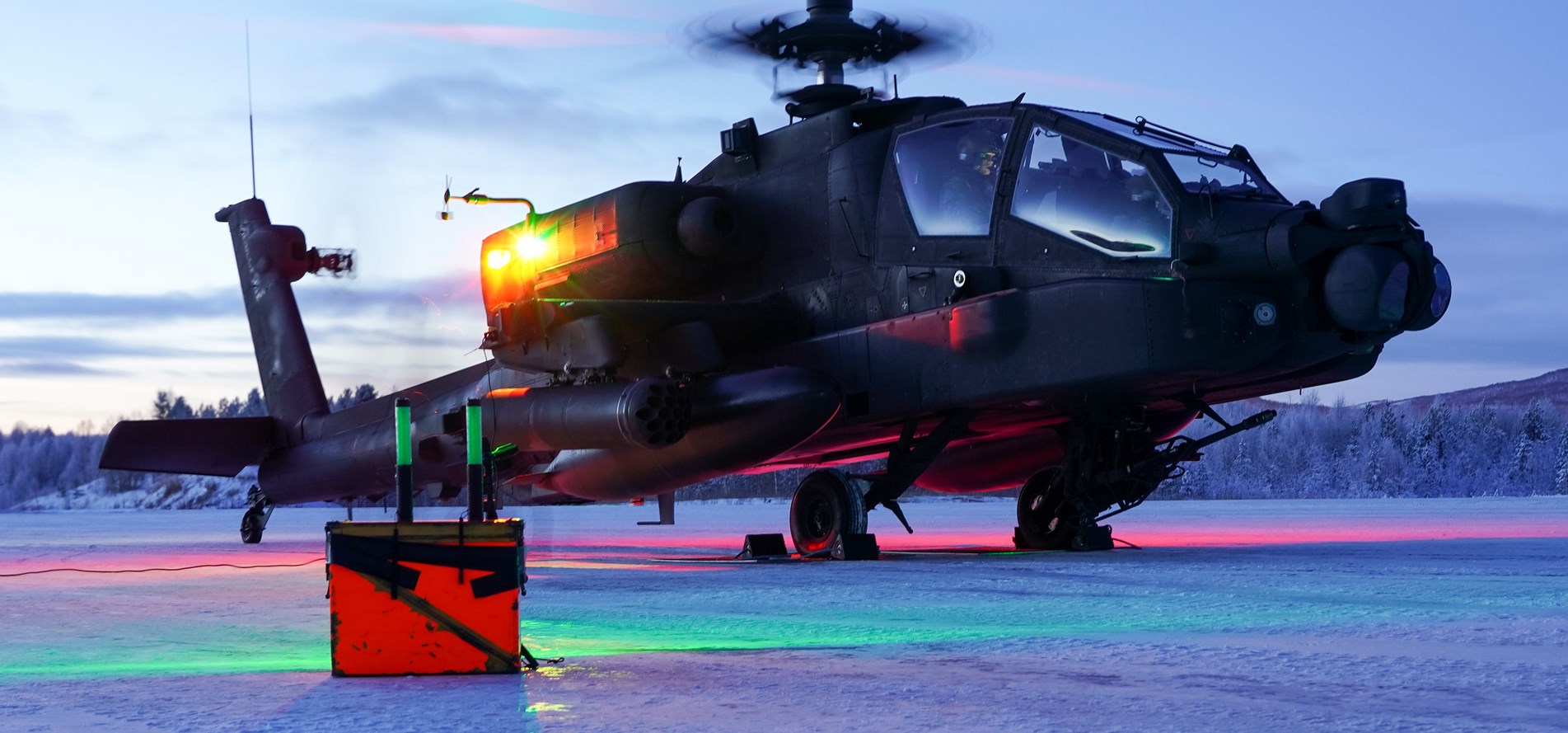 Apache Helicopter Exercise Overclock Arctic training 26032021 CREDIT BRITISH ARMY