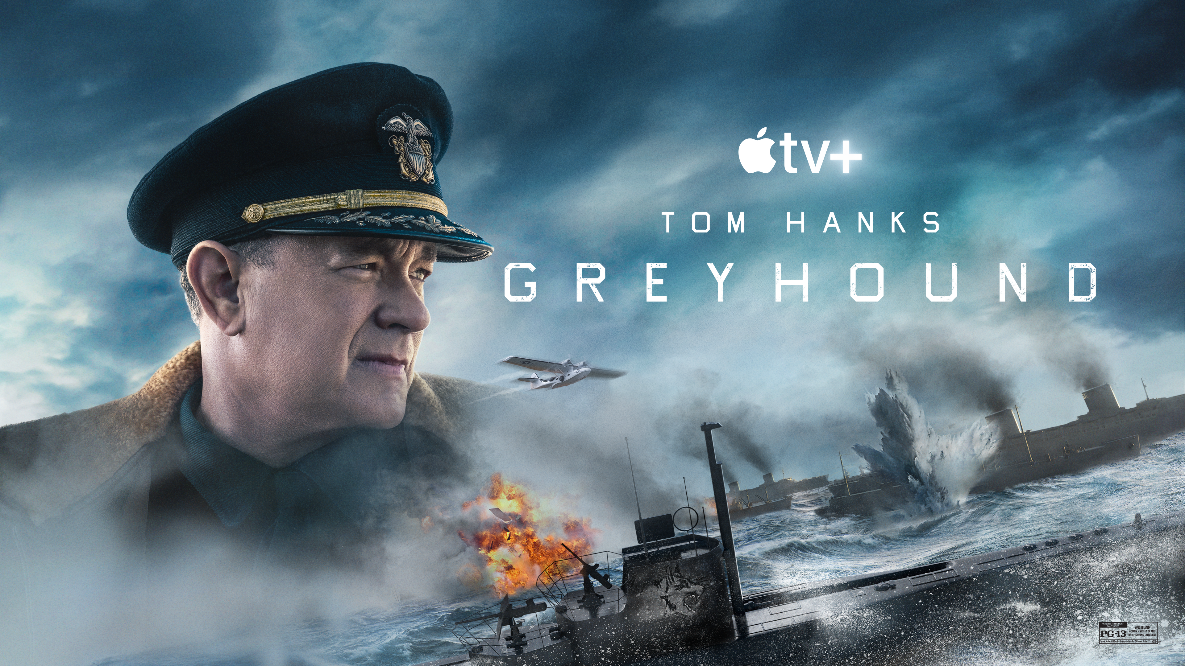 Key Art Greyhound. Tom Hanks.
