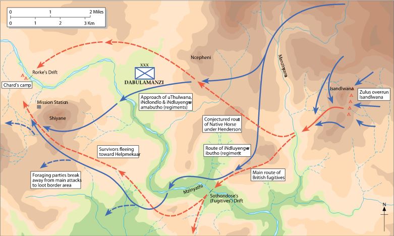 Approach to Rorke's Drift map