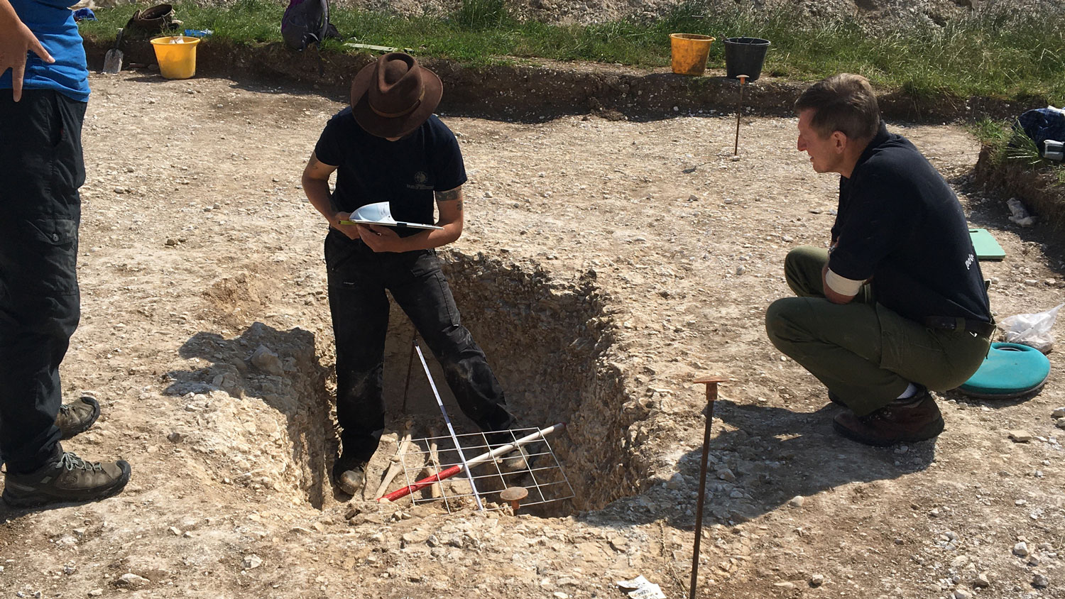 Archaeological excavation programme Op Nightingale supports the health and wellbeing of military veterans CREDIT BFBS