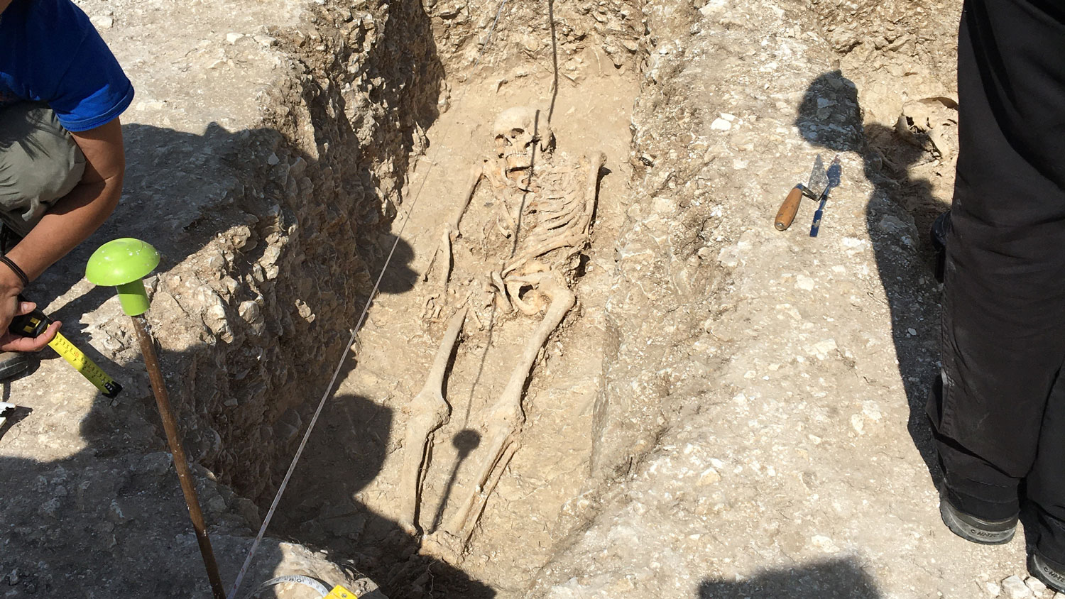 Archaeological excavation programme Op Nightingale supports the health and wellbeing of military veterans CREDIT BFBS