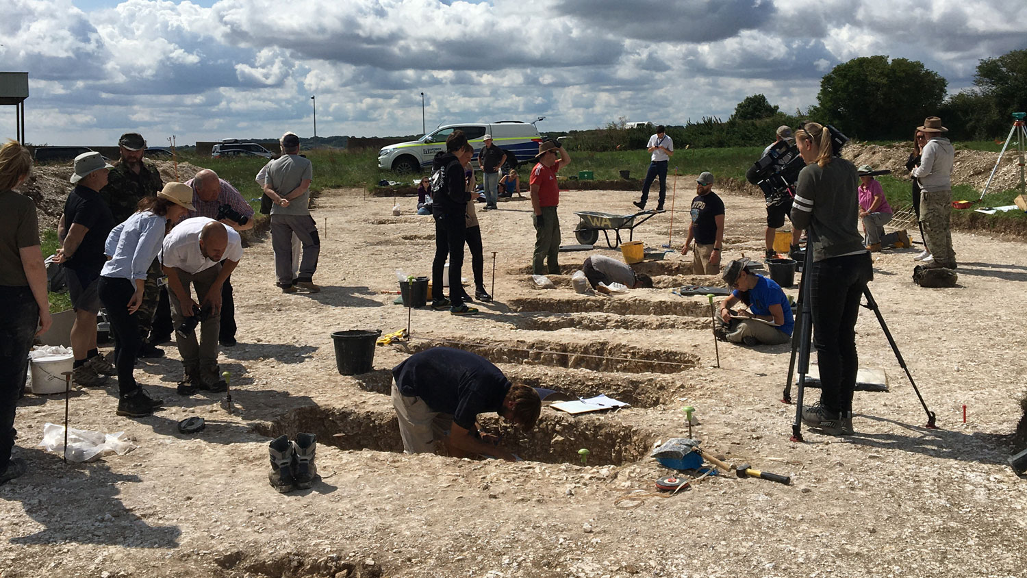 Archaeological excavation programme Op Nightingale supports the health and wellbeing of military veterans CREDIT BFBS