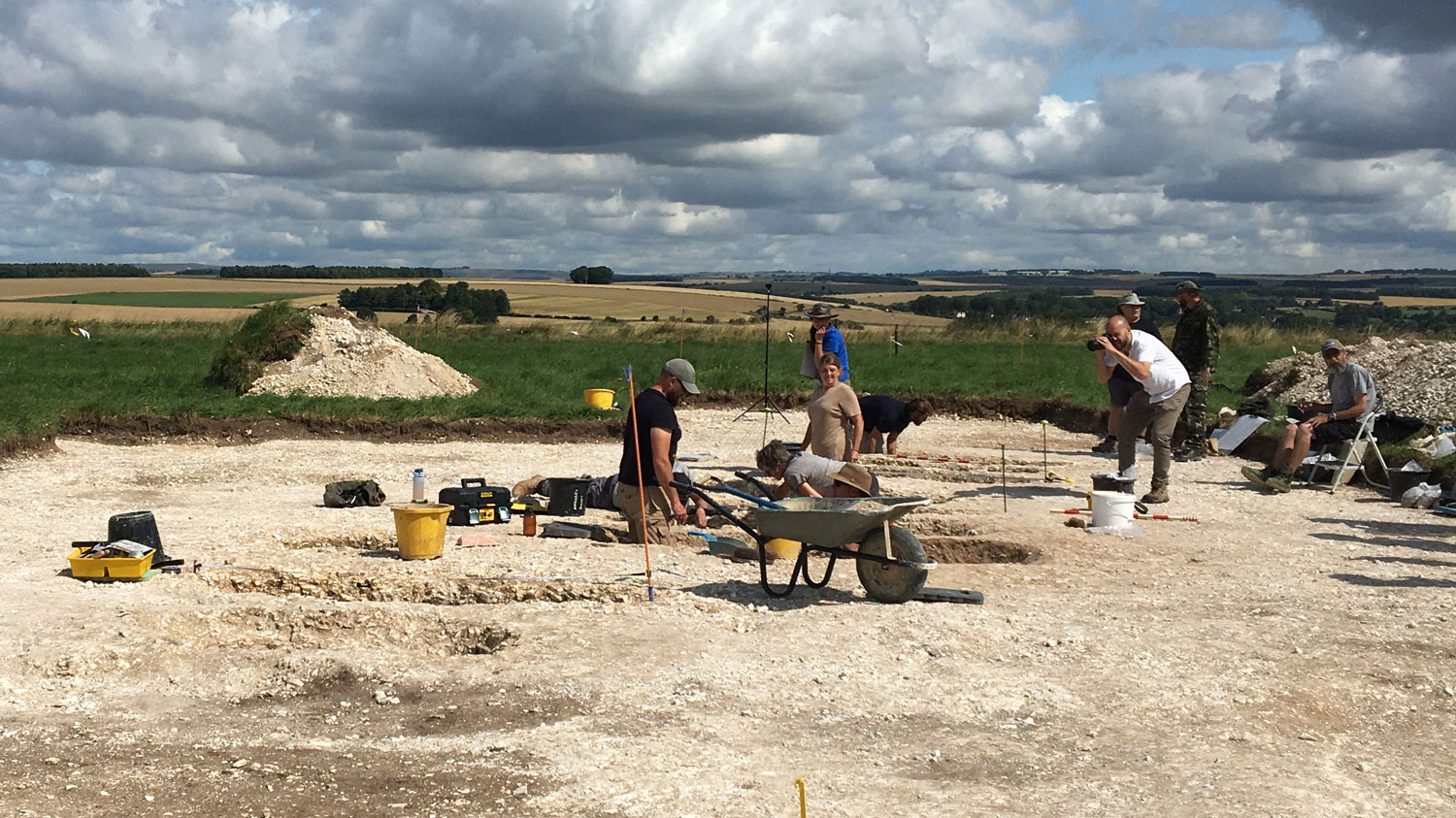 Archaeological excavation programme Op Nightingale supports the health and wellbeing of military veterans CREDIT BFBS