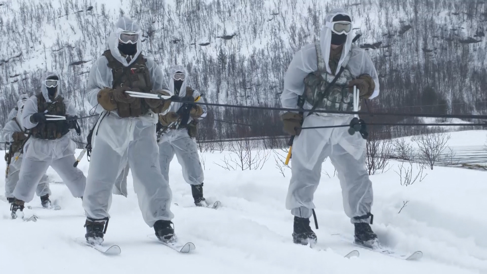 Arctic training in Norway 040319 CREDIT BFBS