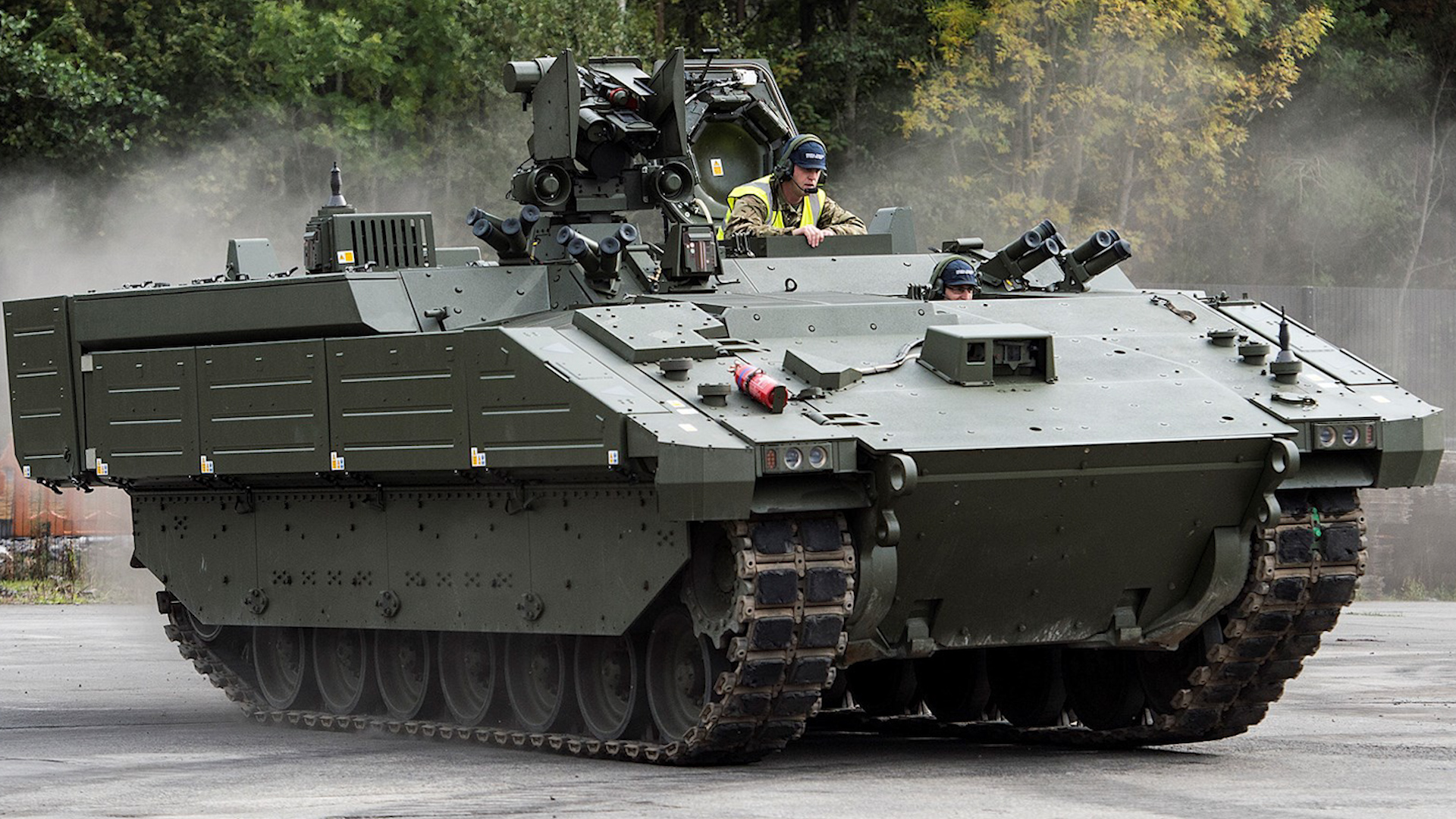 Ares, part of Ajax family of armoured vehicles, in 2017