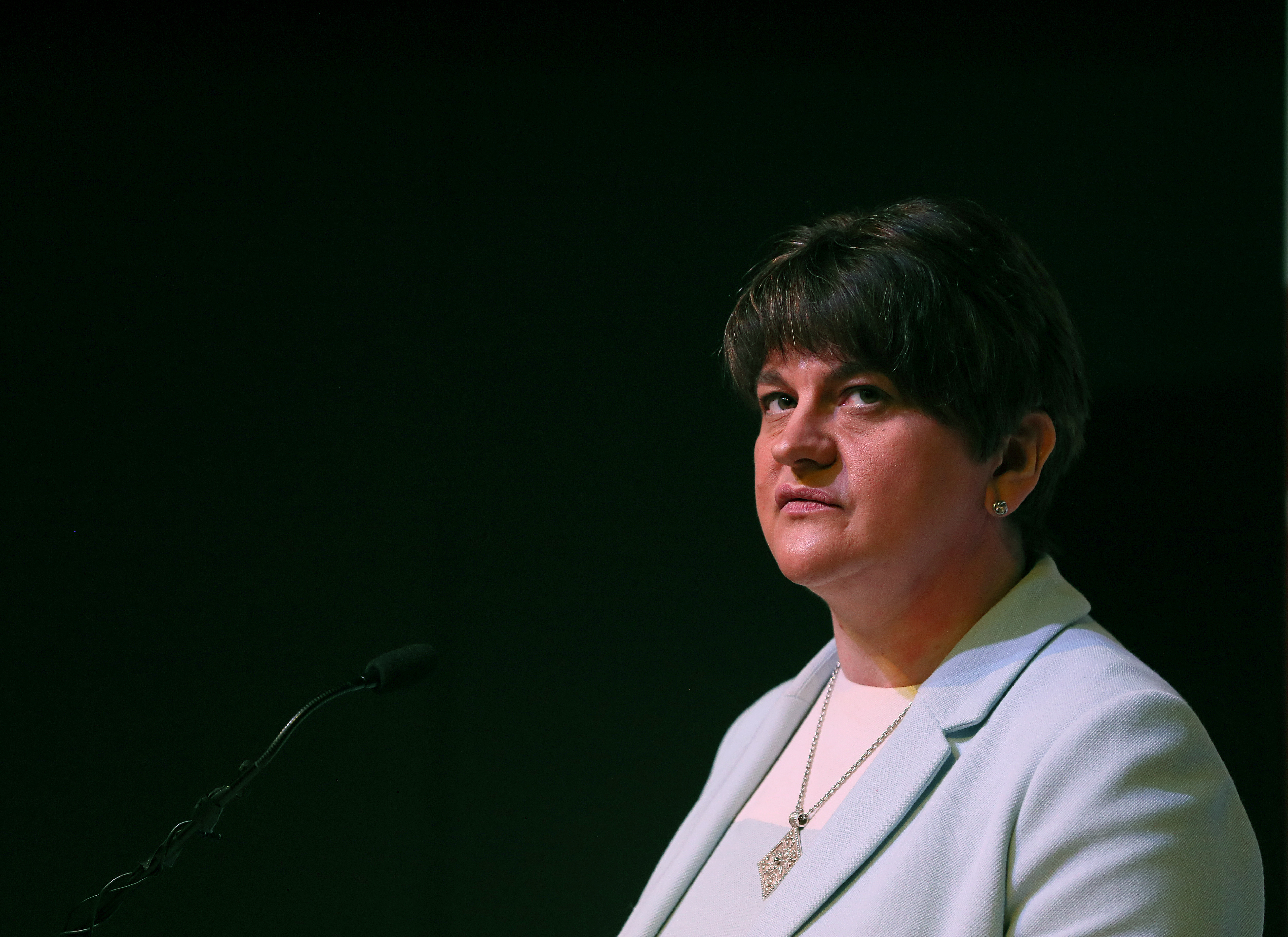 Arlene Foster at DUP manifesto launch in Belfast