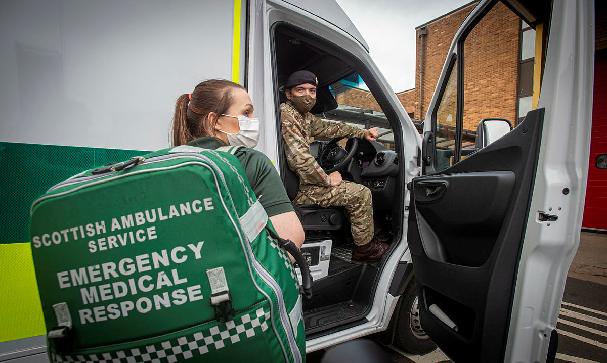 Armed Forces Deployed to help Scottish Ambulance Service