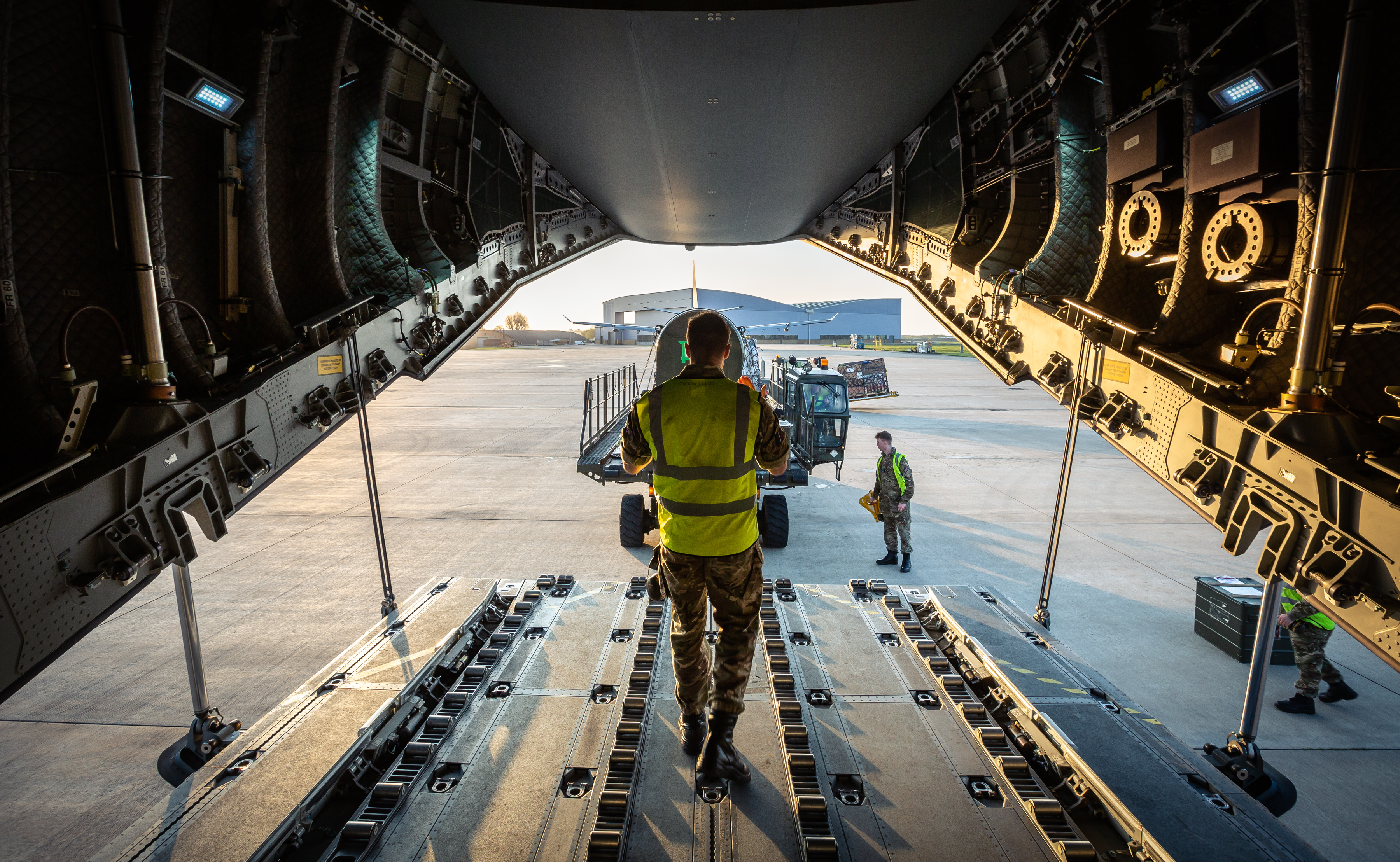 Cover image: Equipment is delivered to the Falkland Islands during coronavirus outbreak (Picture: MOD).