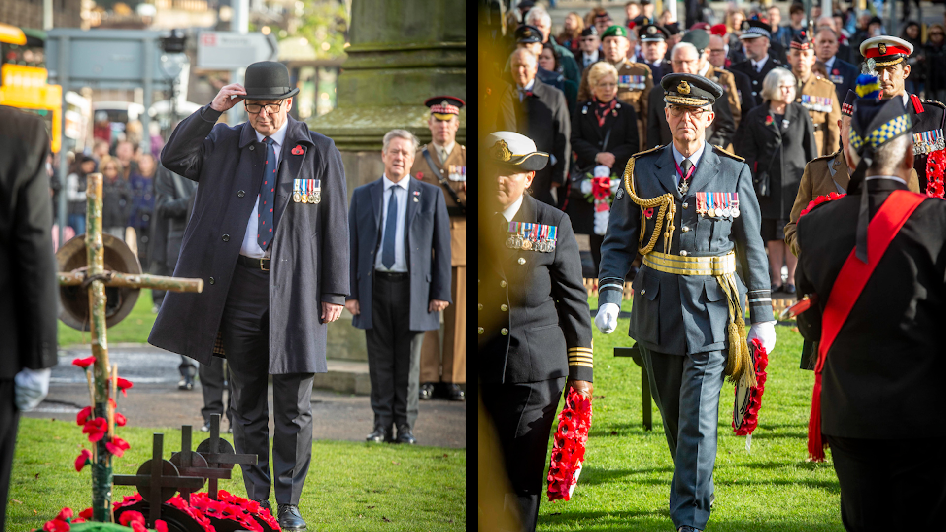 Armed Services launched Scottish Poppy Appeal at Edinburgh Garden of Remembrance