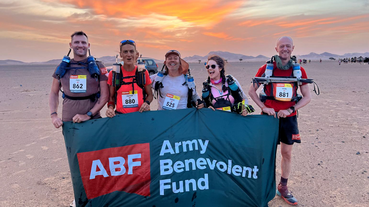 Under the relentless desert sun, the runners pushed through 250km of sand and sweat, conquering the world's toughest terrain (Picture: Rob Rinder)