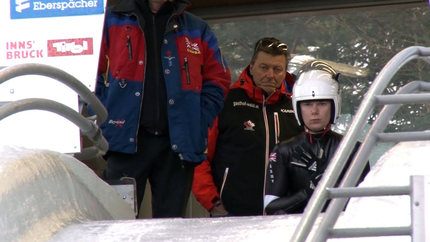 British Army luge athlete Danielle Scott 2018