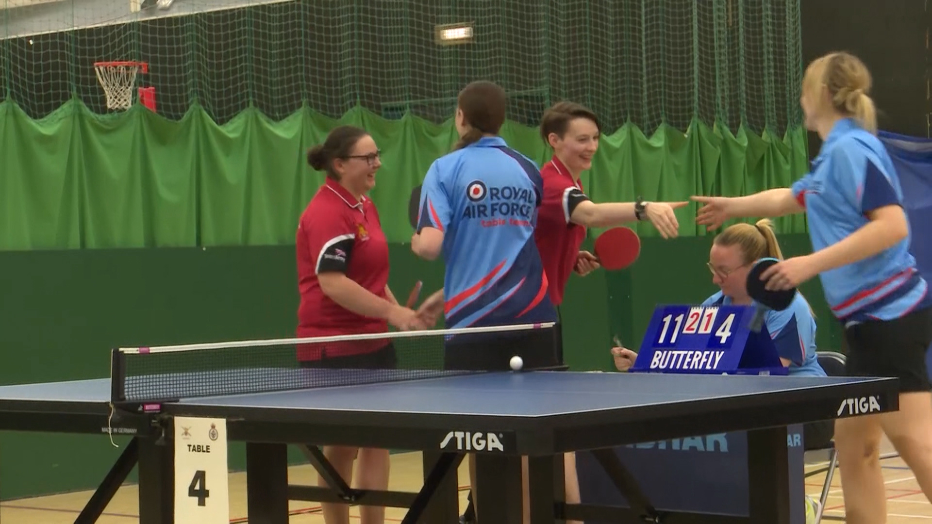 Army RAF Table Tennis