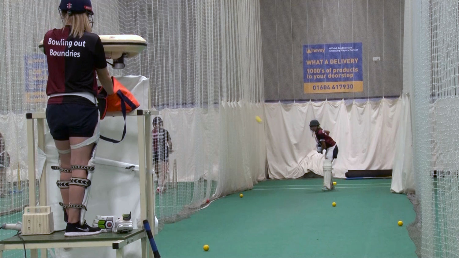 Army women's cricket team, training session with Northants