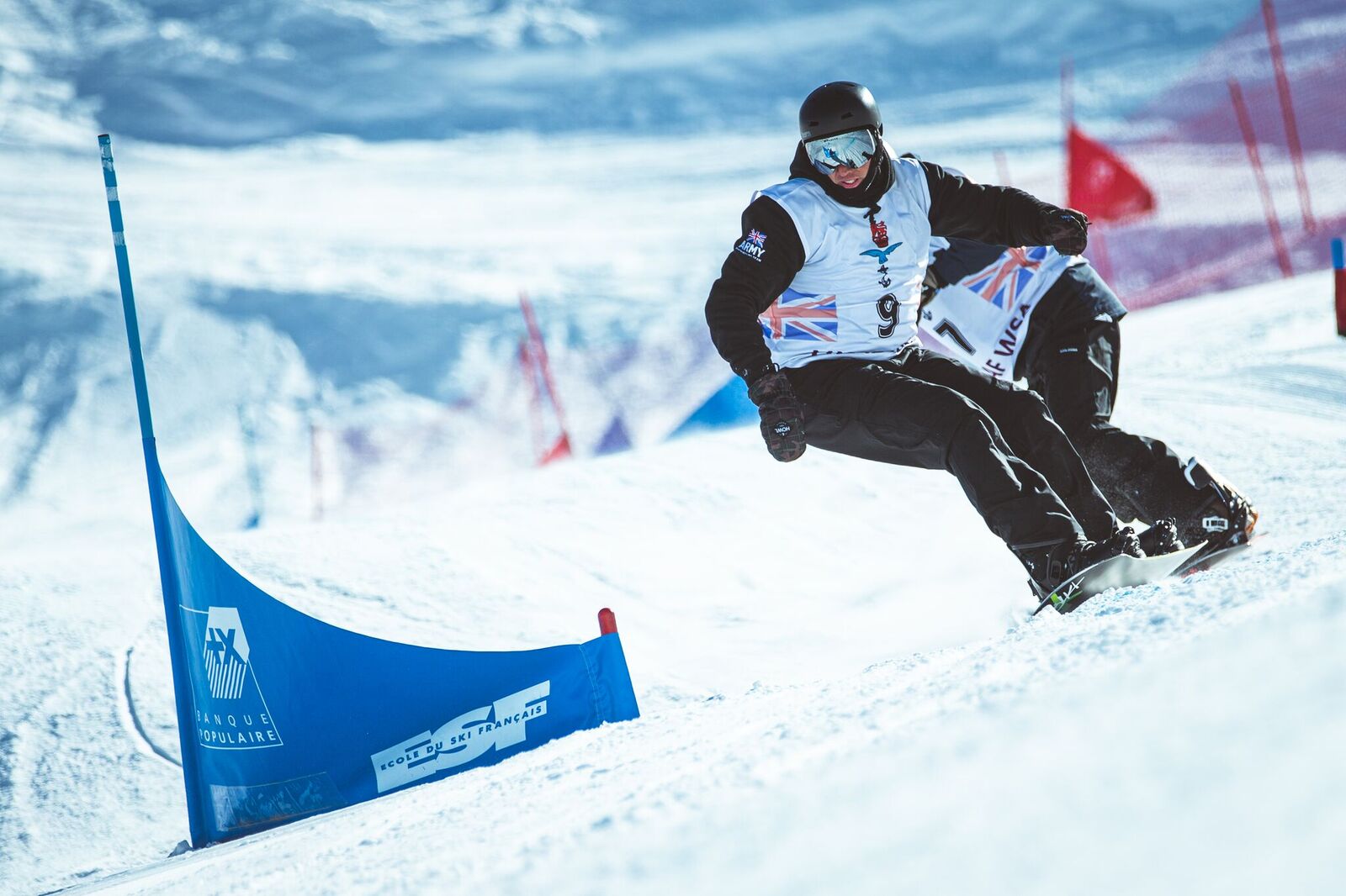 The Boardercross finals were held on Friday (Picture: Crown Copyright).