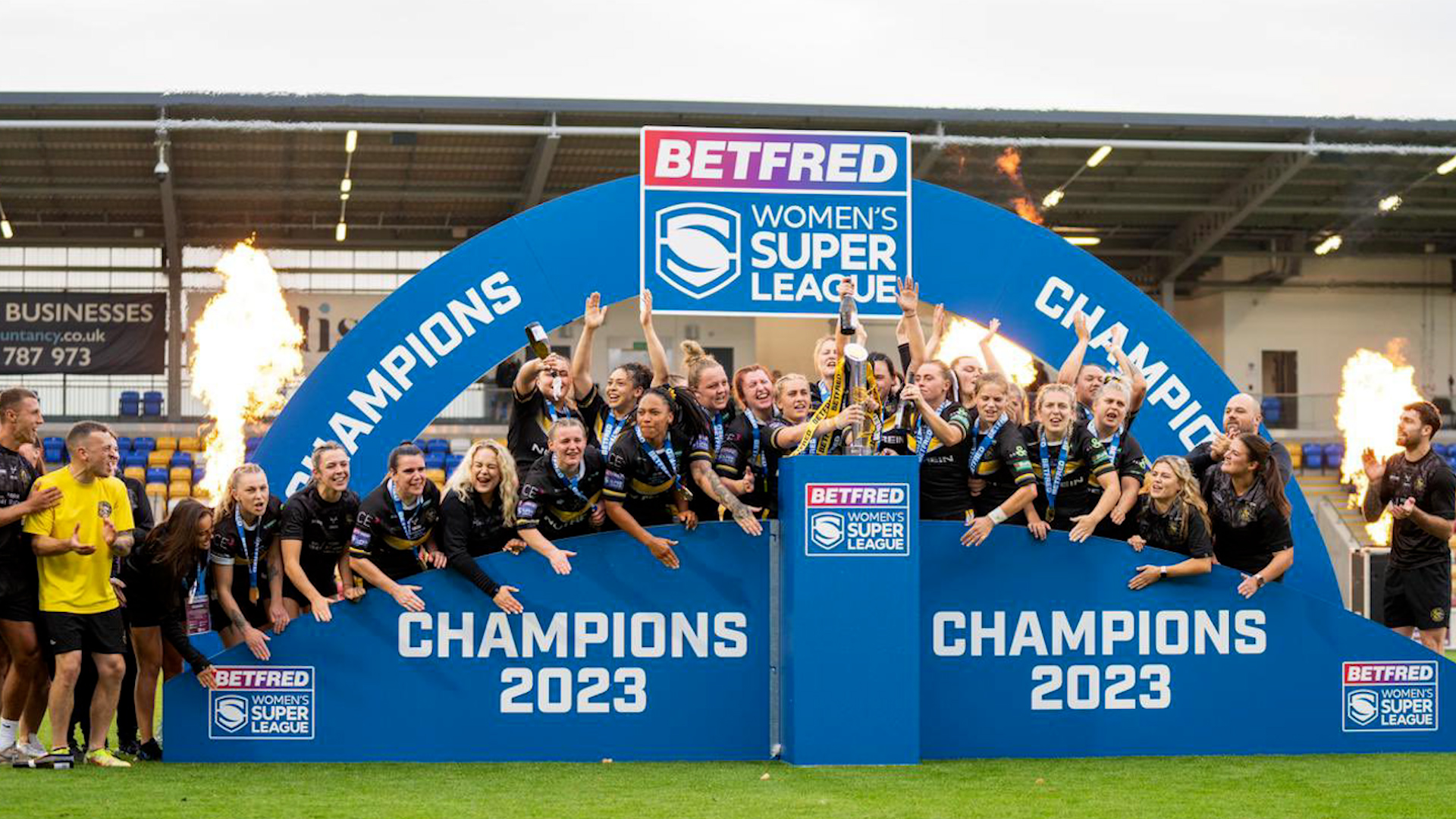 Army star Carrie Roberts helps York Valkyrie to first ever Women's Super League Grand Final win 08102023 CREDIT York RLFC Valkyrie Twitter