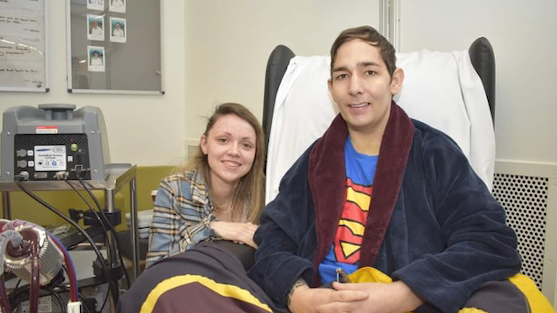 Army veteran Phillip Hardwell with wife Roxanne (Picture: SSAFA).