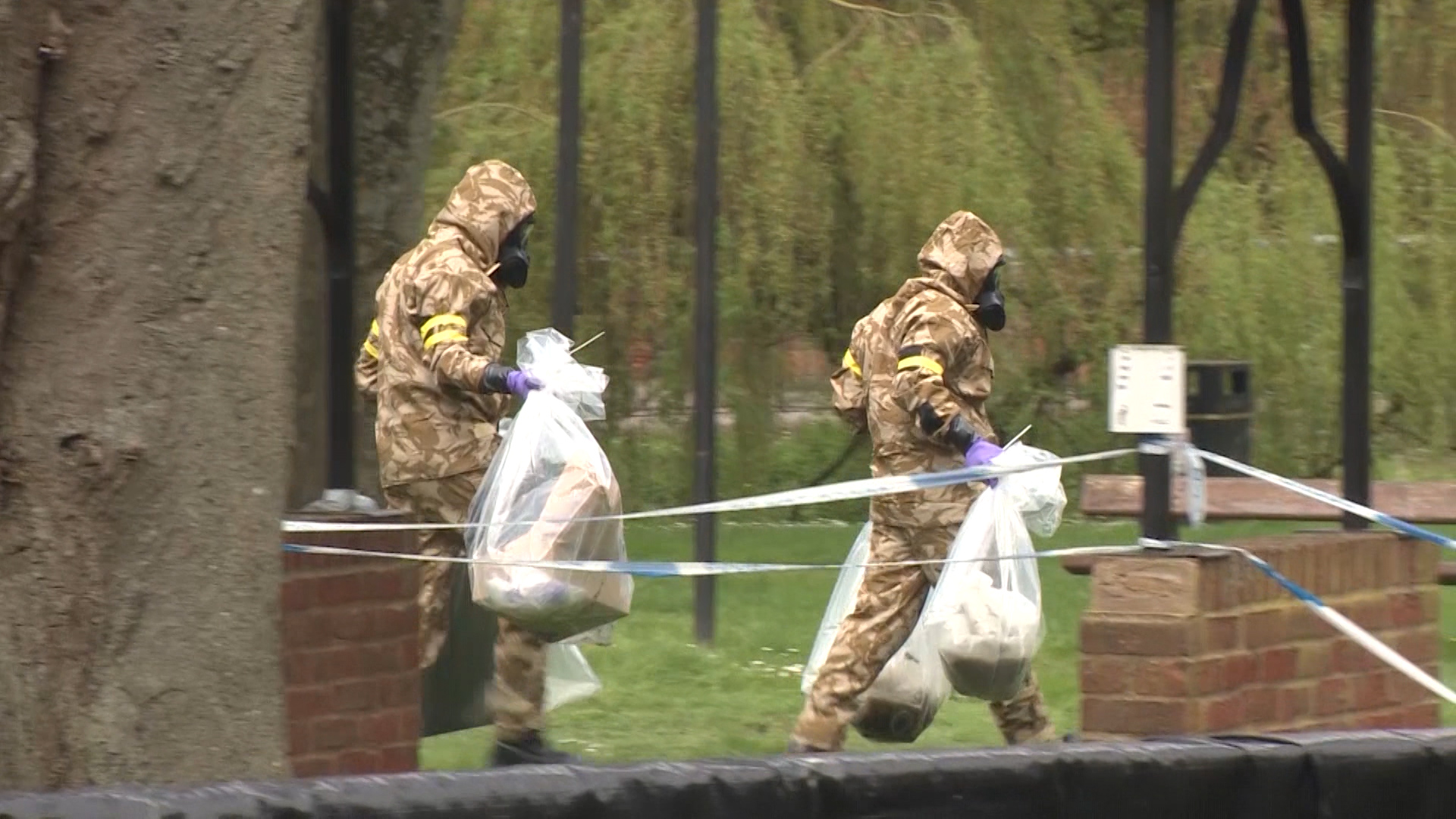Army Salisbury clean up