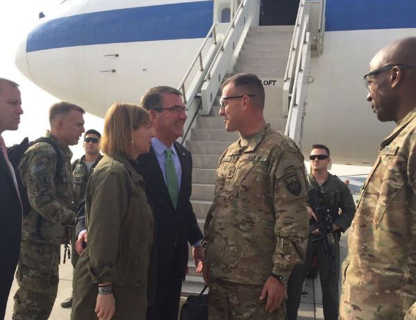 Ash Carter In Afghanistan Visit