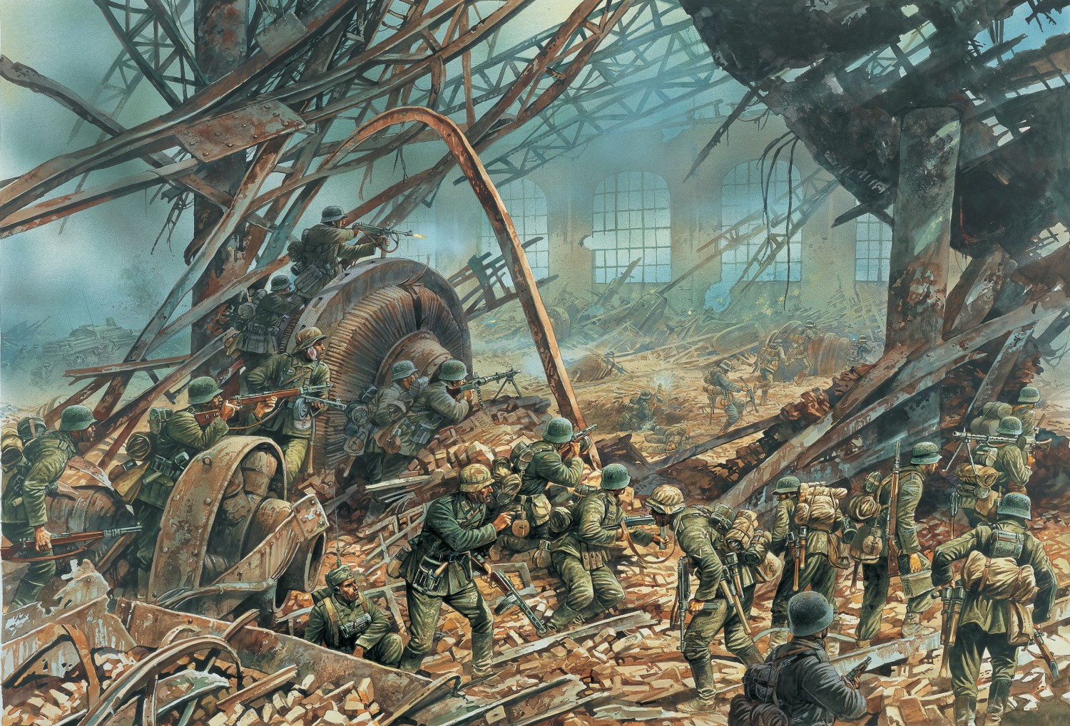 Assault on the Red October Steel Plant, 23 October 1942 from Osprey Stalingrad book