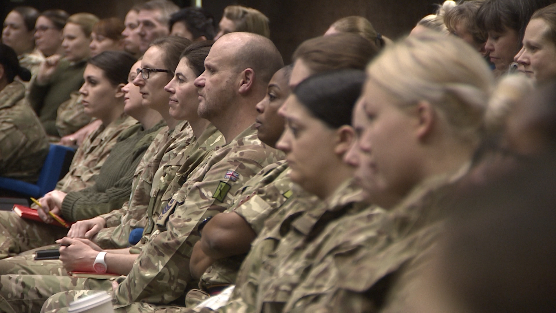 Attendees at Army Servicewomen Conference 040320 CREDIT BFBS.jpg 