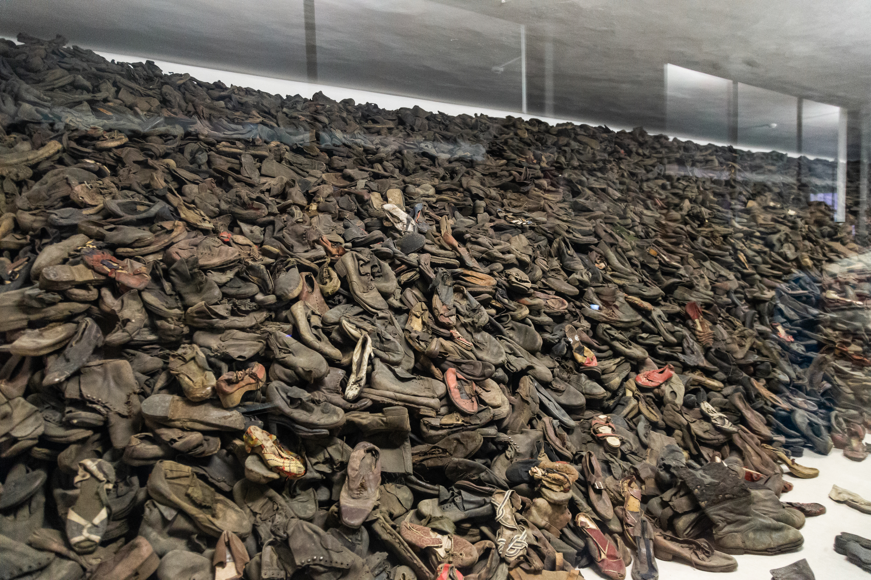 Auschwitz Prisoners Shoes Poland Holocaust Credit Shutterstock and Romanova Elizaveta