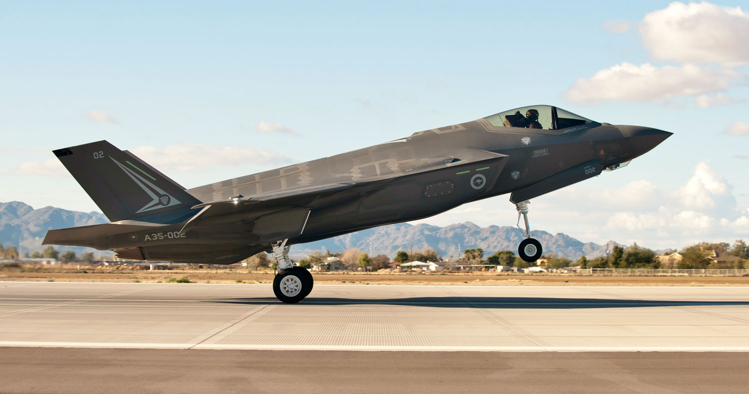 Australian F-35A at Luke AFB, 2014