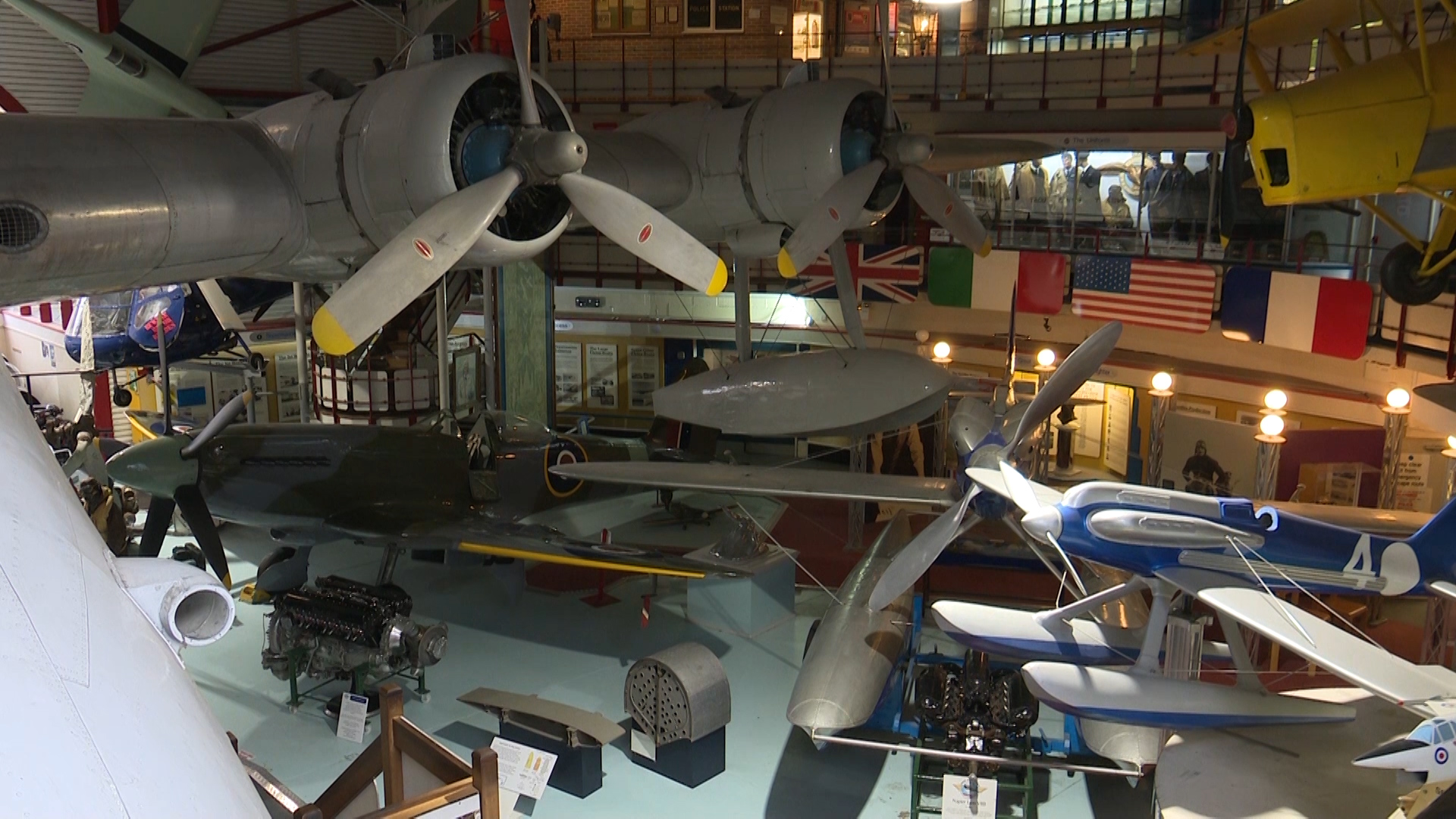 Aviation heritage replicas at WWI Flyign Museum 251119 CREDIT BFBS.jpg