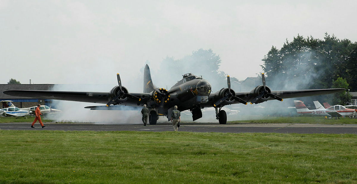 A library image of a B-17 Flying Fortress at Biggin Hill air show (Picture: MOD).