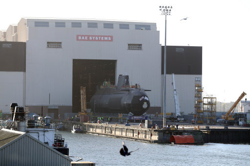 BAE Systems' shipyard at Barrow-in-Furness (Picture: PA).