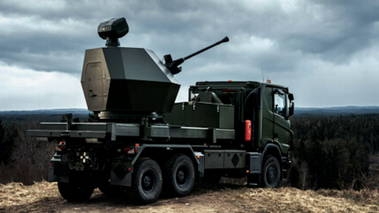 The Tridon Mk2 40mm anti-aircraft system will make its debut at the Eurosatory trade show in Paris (Picture: BAE Systems)