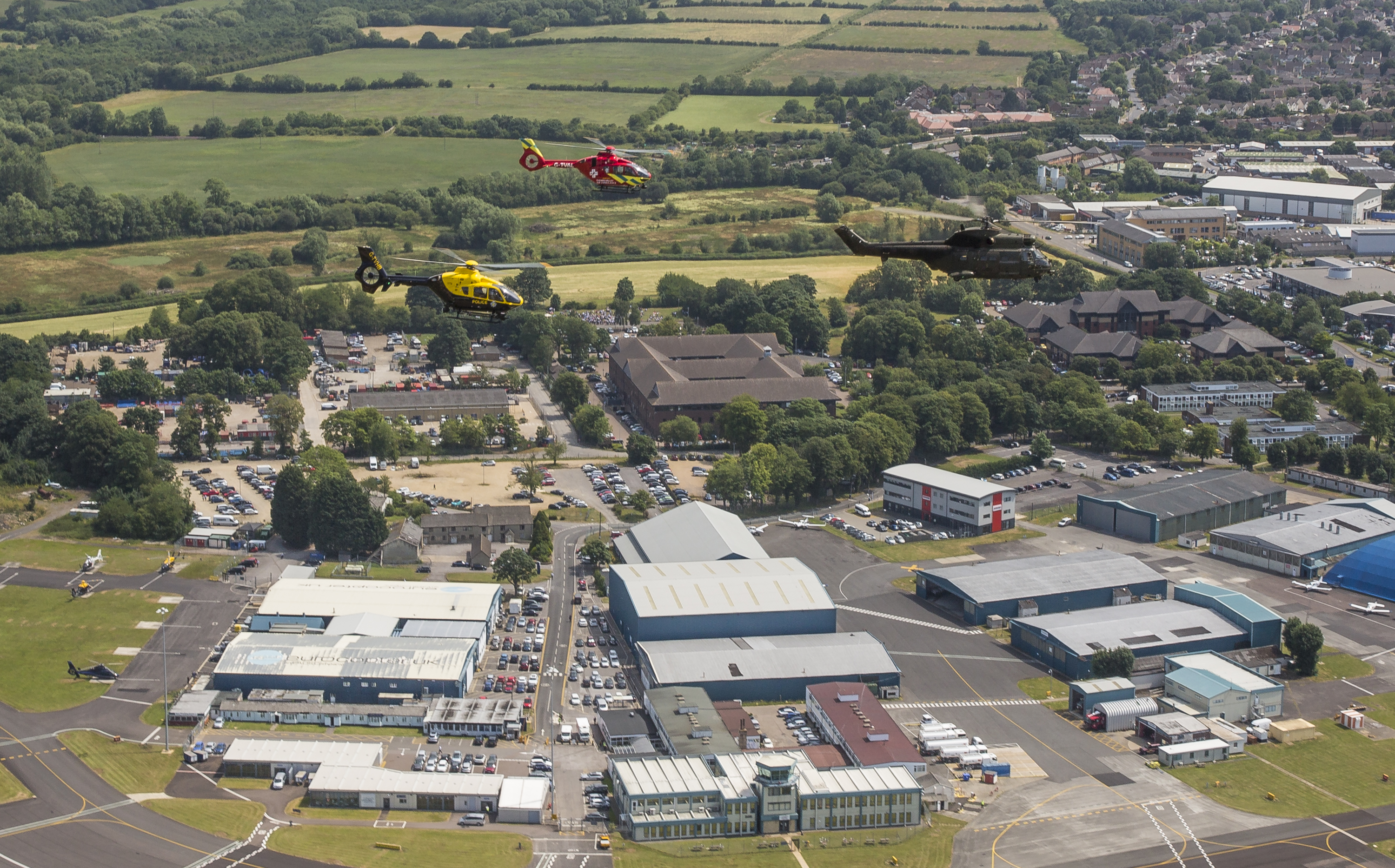 Flypast over RAF Benson