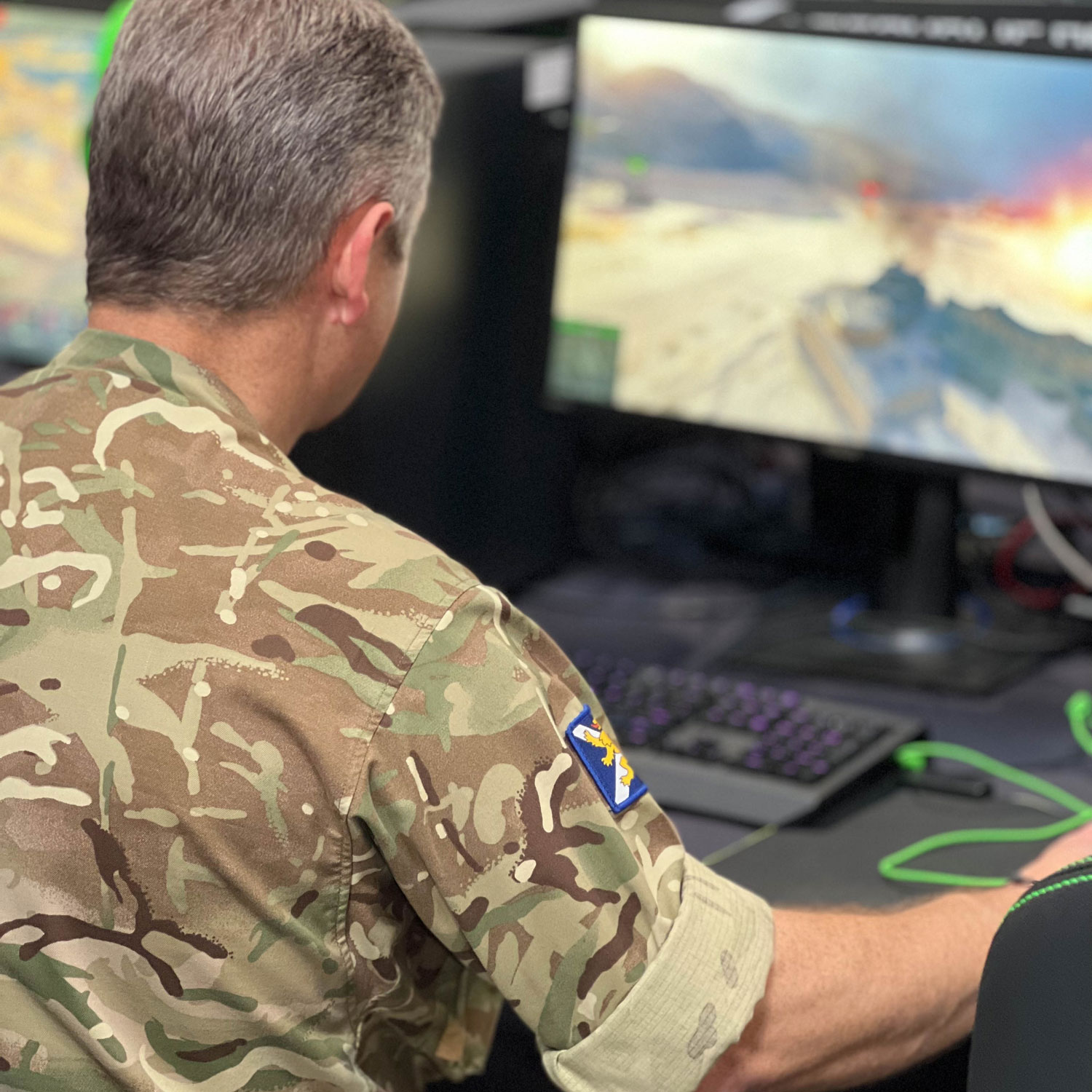 BFBS Armed Forces Day esport exhibition tournament Scarborough British Army Royal Navy Royal Airforce RAF CREDIT BFBS